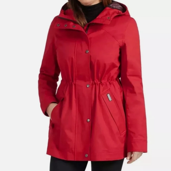 Hunter Ladies' Water Resistant Cotton Smock Rain Jacket - Picture 5 of 7